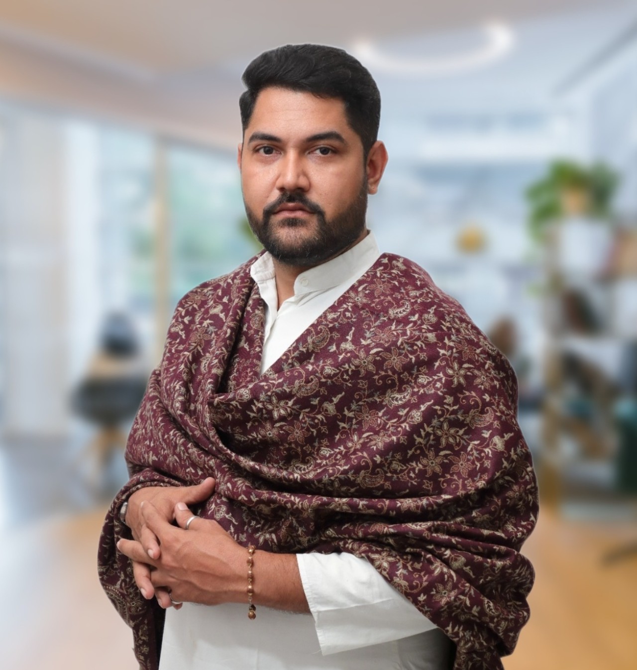 Portrait of experienced astrologer and Vastu consultant